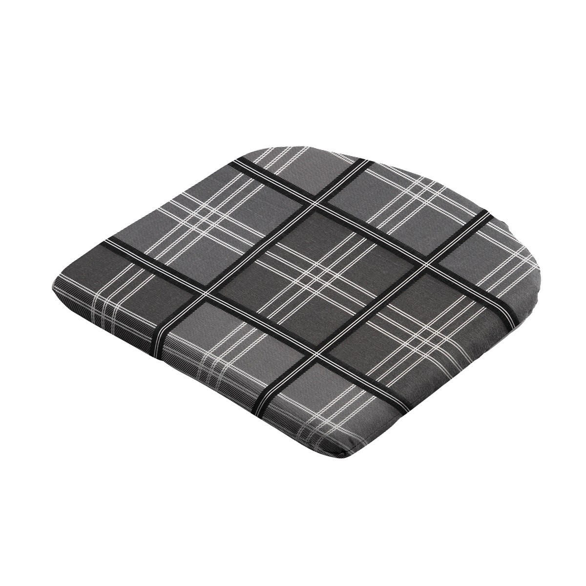 SITZKISSEN Patchy 46/48 cm 4er-Set - Grau, Textil (48/4/46cm) - Madison