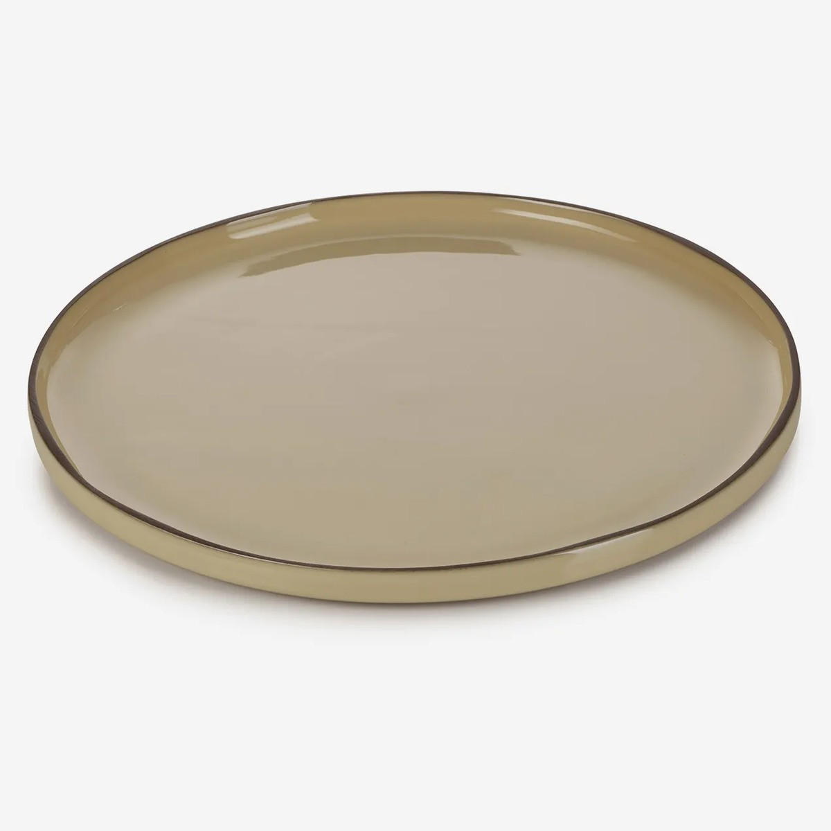 PRÄSENTATIONSPLATTE CARACTERE 33 cm Muscade - Cappuccino, Keramik (33/2/33cm) - Revol Porcelaine France