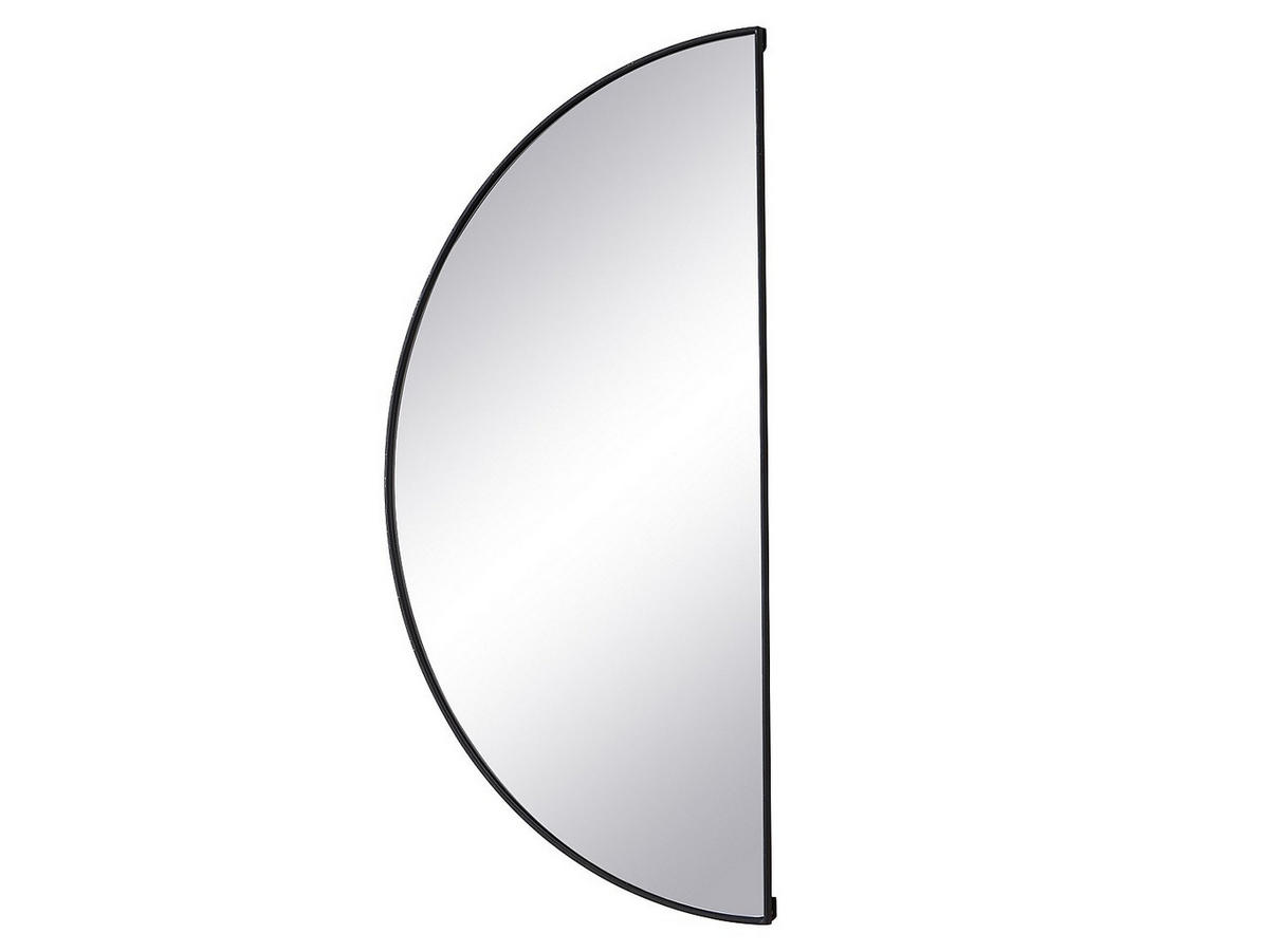 SPIEGEL halbrund Design 2er-Set - 50 x 100 cm - Schwarz - GAVRA - Schwarz, Metall (50/100/1cm) - Vente-Unique