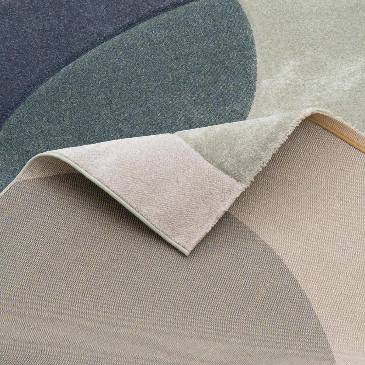 DESIGNER TEPPICH MAUI MODERN - Blau, Textil (80/150cm) - Pergamon