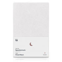 FROTÉ napínacie prestieradlo s certifikátom Oeko-TEX, 90x190x30cm, Biela - biela, textil (90/190cm) - Blumtal