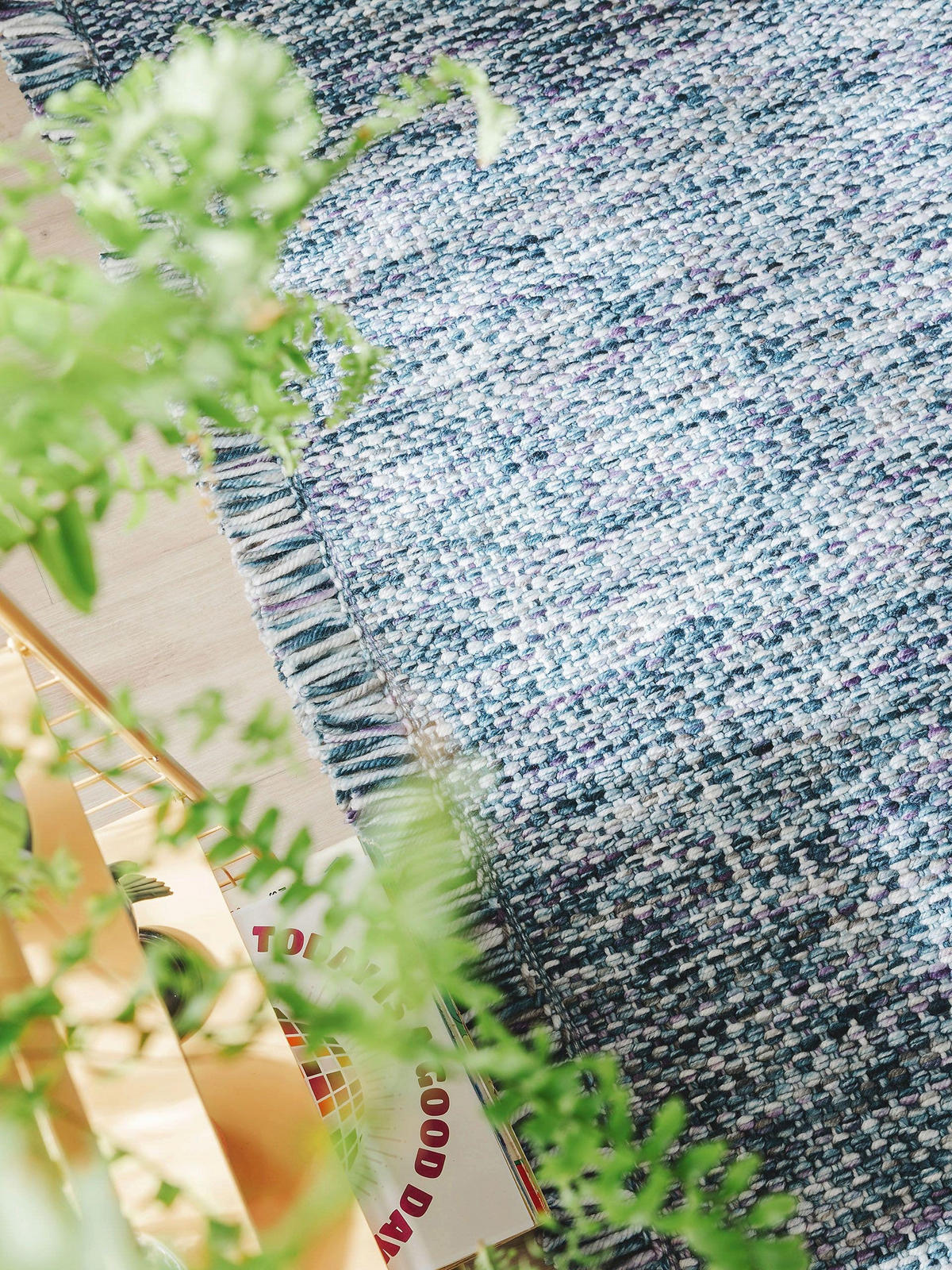 TEPPICH Runa Blau 200x300 cm - Blau, Textil (200/300cm) - benuta Pop