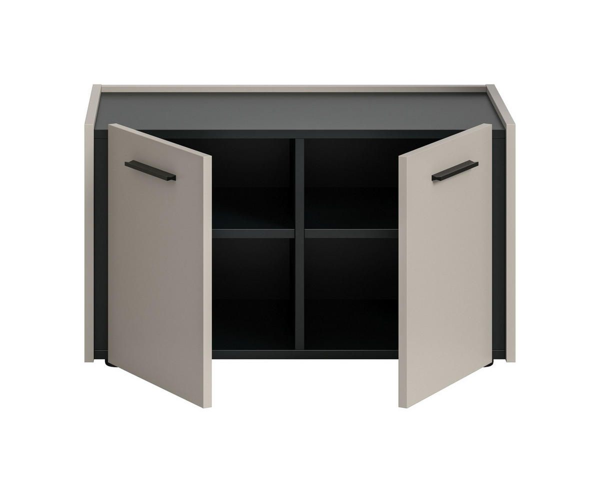 SITZBANK Emil Kaschmir 75/40/42 cm - Beige, Holzwerkstoff (75/42/40cm) - Xonox