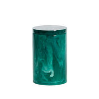 DEKO-DOSE Kelimutu Blau Ø15/24 cm - Blau, Kunststoff (15/24/15cm) - Light & Living