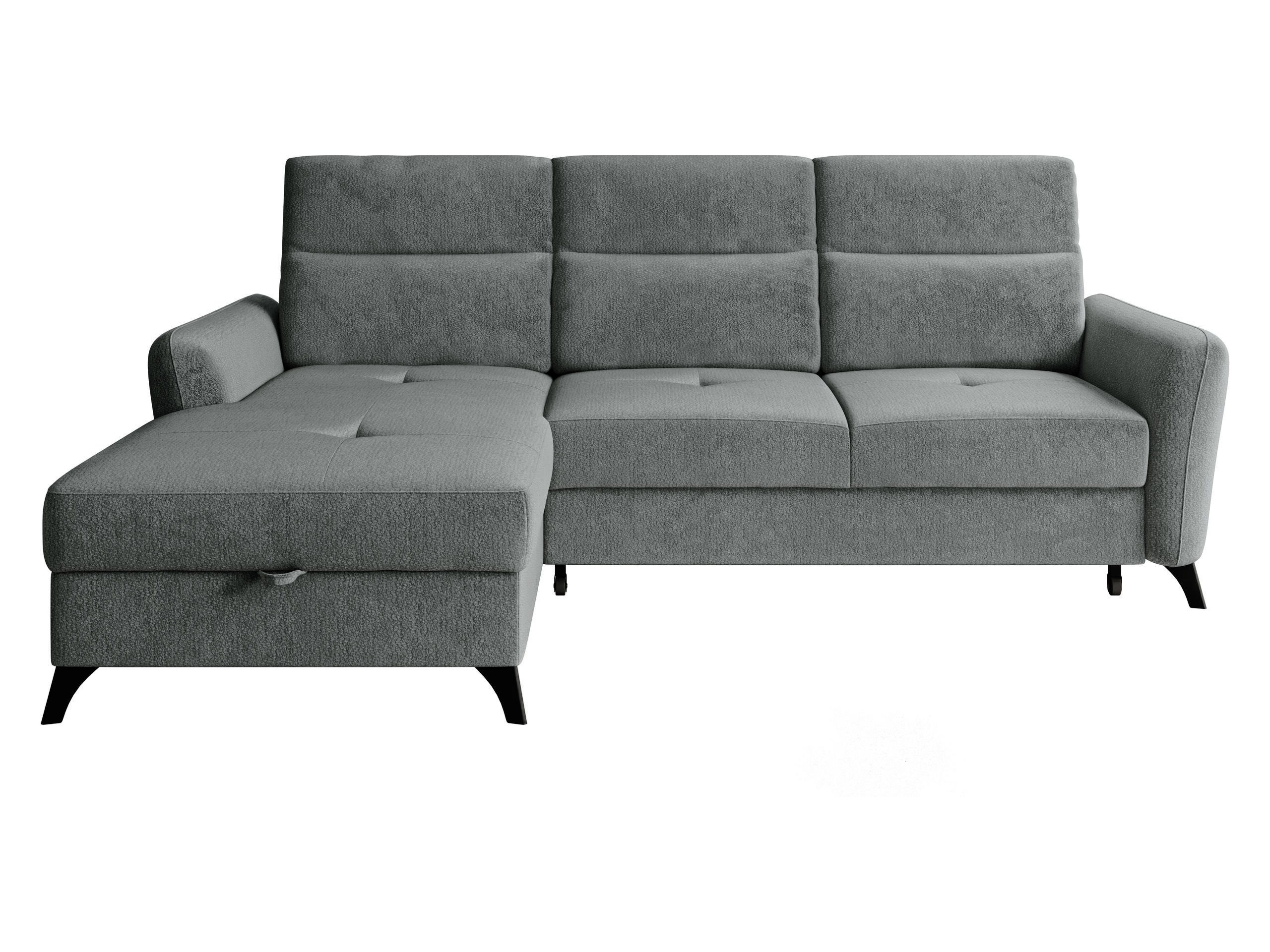 ECKSOFA Talia, Seite: Links LC-2R - Schwarz/Graphitfarben, Holz/Kunststoff (238/167cm) - MIRJAN24