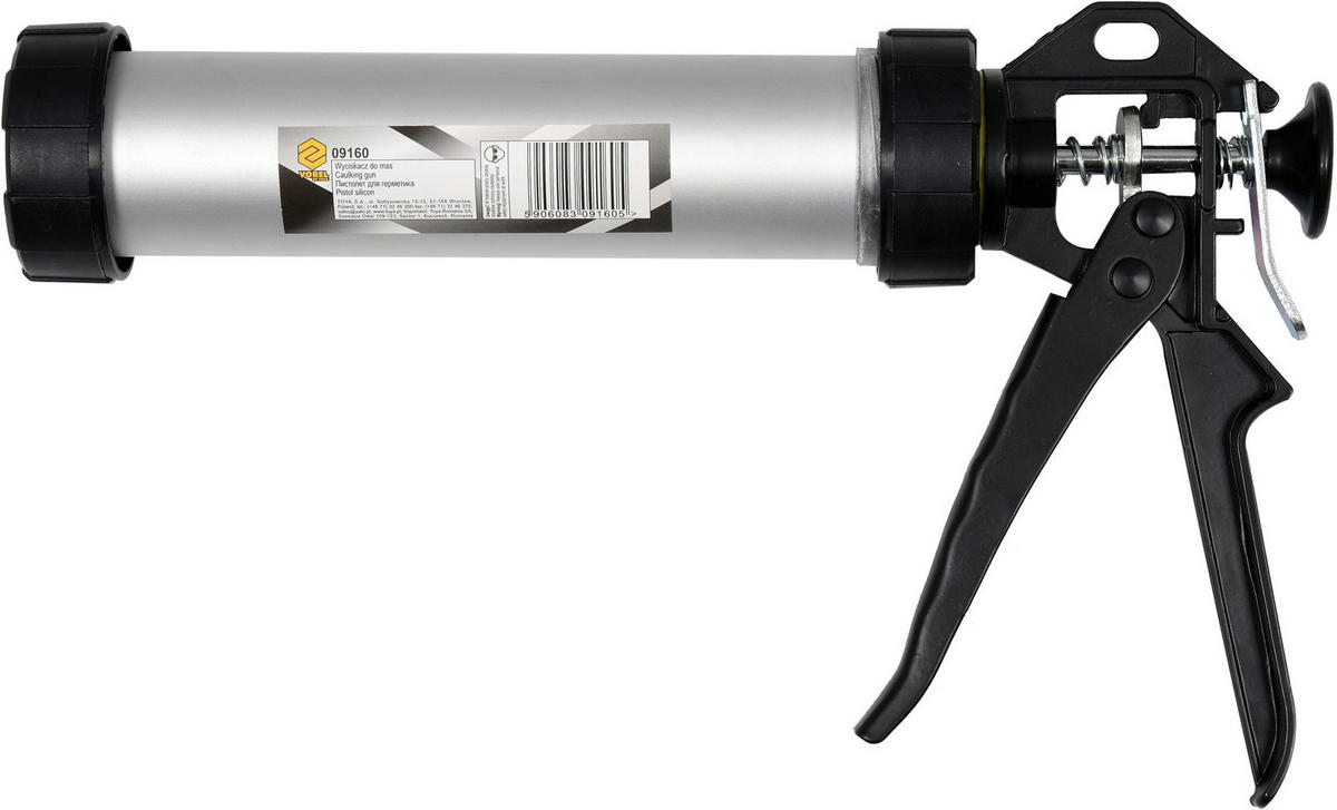 AUSPRESSPISTOLE geschlossene Form 310ml Kartuschenpistole - Grau, Metall (23/5/10cm) - TRIZERATOP