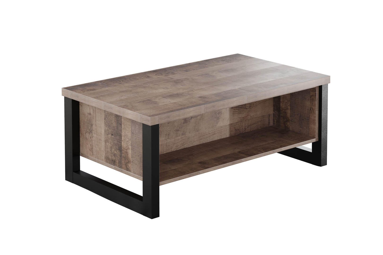 COUCHTISCH Emile Eiche Dekor - Eichefarben, Holzwerkstoff (45/110/110cm) - ebuy24