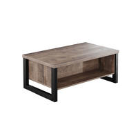 COUCHTISCH Emile Eiche Dekor - Eichefarben, Holzwerkstoff (45/110/110cm) - ebuy24
