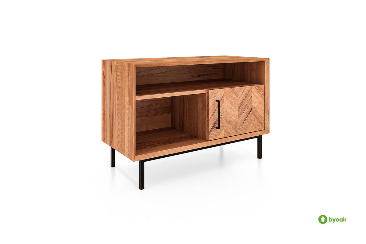 KOMMODE LEON Kernbuche - Kernbuche, Holz (97/65/45cm) - byoak
