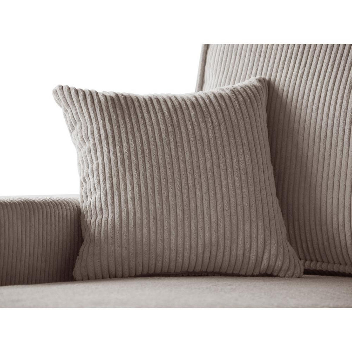 ECKSCHLAFSOFA mit Schlaffunktion Hektor cappuccino - Schwarz/Cappuccino, Kunststoff/Textil (247/152cm) - Beautysofa