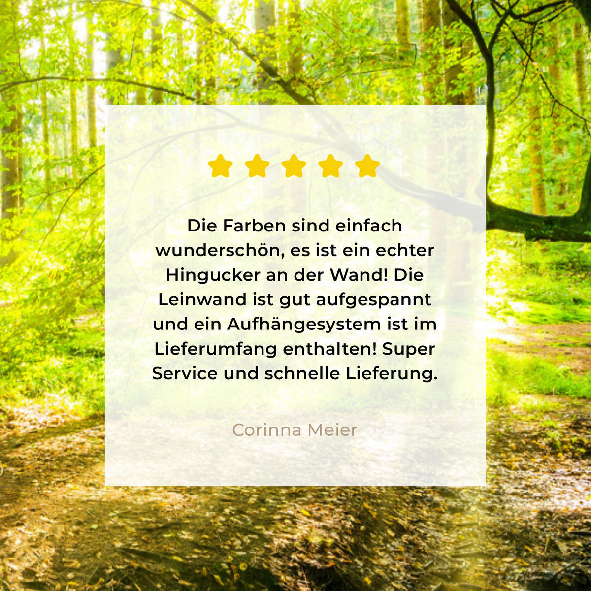 LEINWANDBILD Wald - Landschaft - Wasser - Bäume - Sonne - Grün - Natur Deko Groß 90x140 cm - Grün, Textil (90/140cm) - MuchoWow
