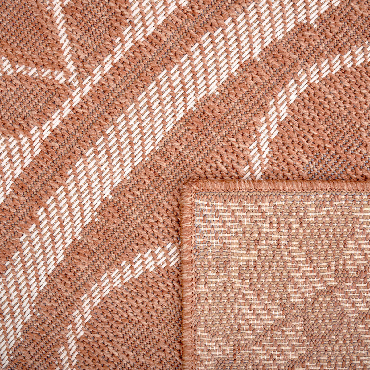 OUTDOORTEPPICH 160/220 cm Brescia 471 - Orange, Textil (160/220cm) - Paco Home