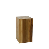 BLUMENSÄULE Bole Braun 35/35/65 cm - Braun, Holz (35/35/65cm) - Hoyz Collection