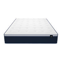STANDARDMATRATZE - 2 Personen - stoff - weiß Altier - Weiß, Textil (160/200cm) - Vente-Unique