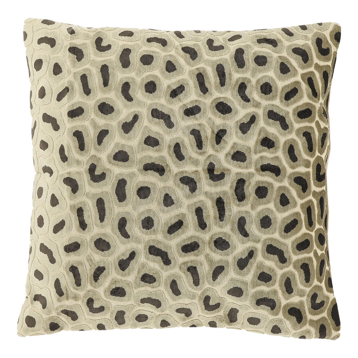 DEKOKISSEN Mirelle Grau 45/45/8 cm - Grau, Textil (45/45cm) - Unique Living