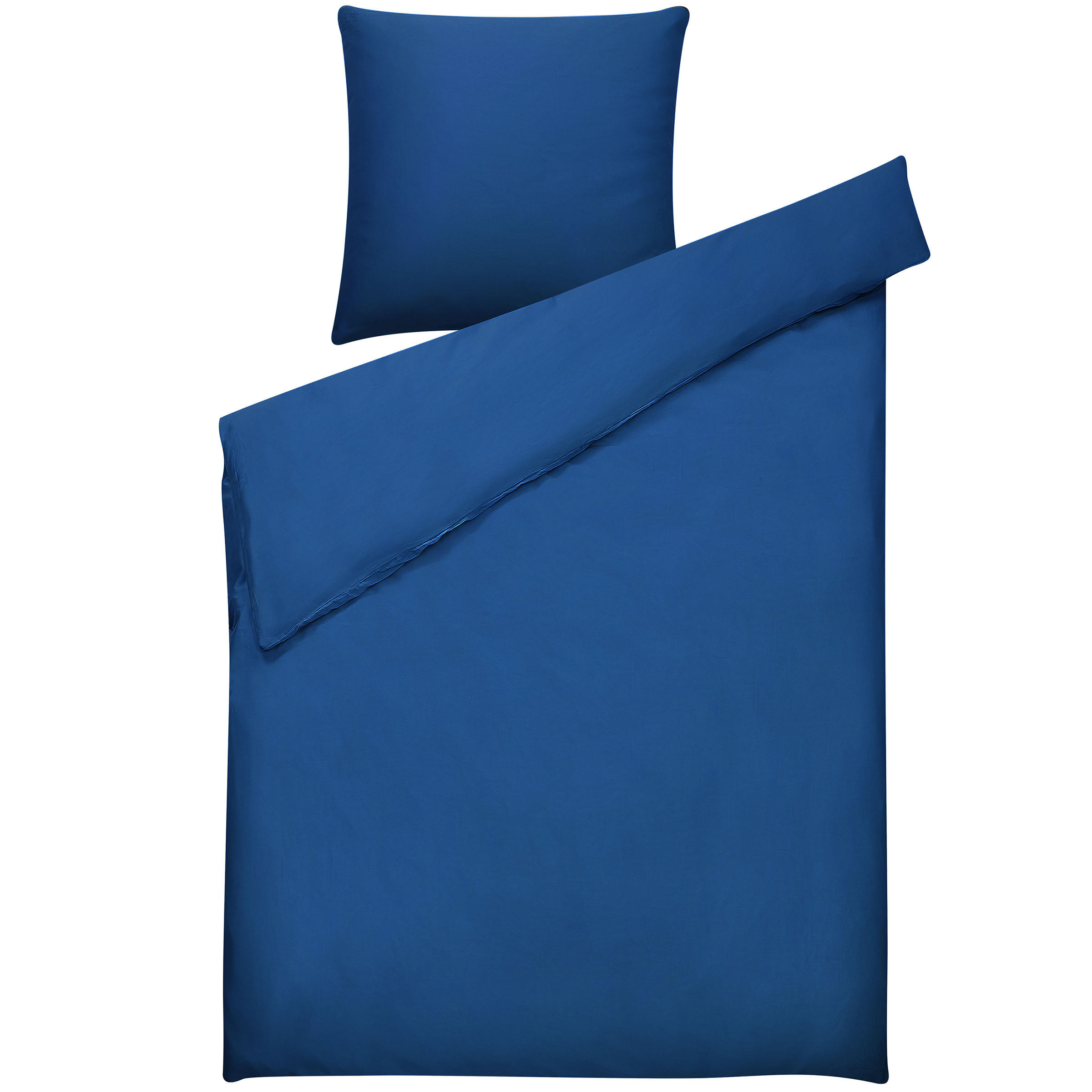 BETTWÄSCHE SET Harmonridge 135x200 cm - Blau, Textil (135/200cm) - Beliani