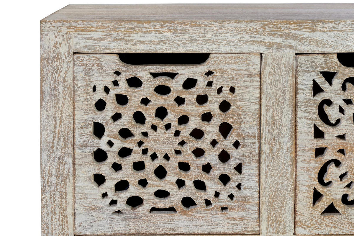 KOMMODE aus Mangoholz - Perlmutt, Holz (88/102/38cm) - Giner y Colomer