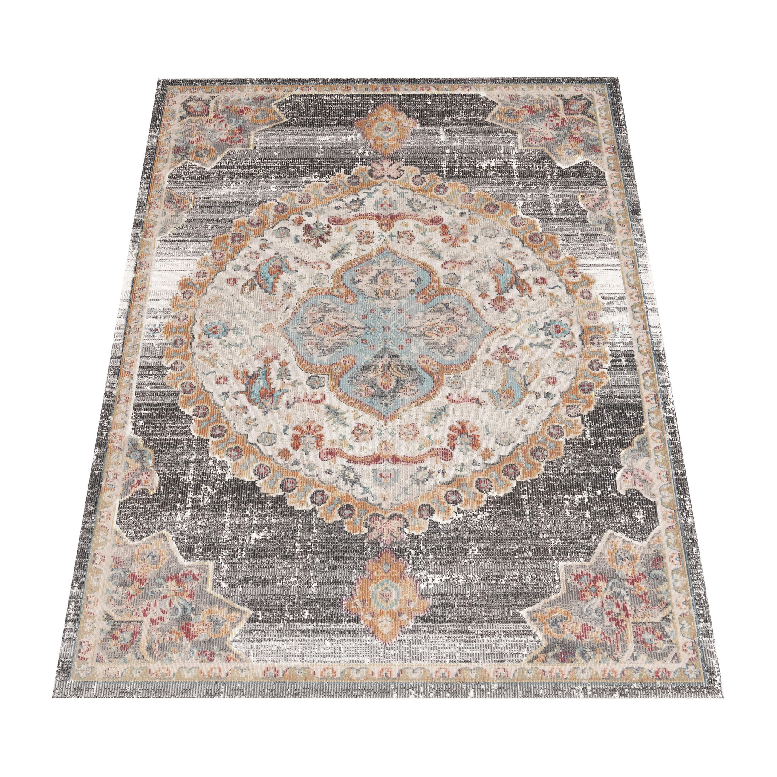 Paco Home Outdoorteppich Grau 60x100 cm