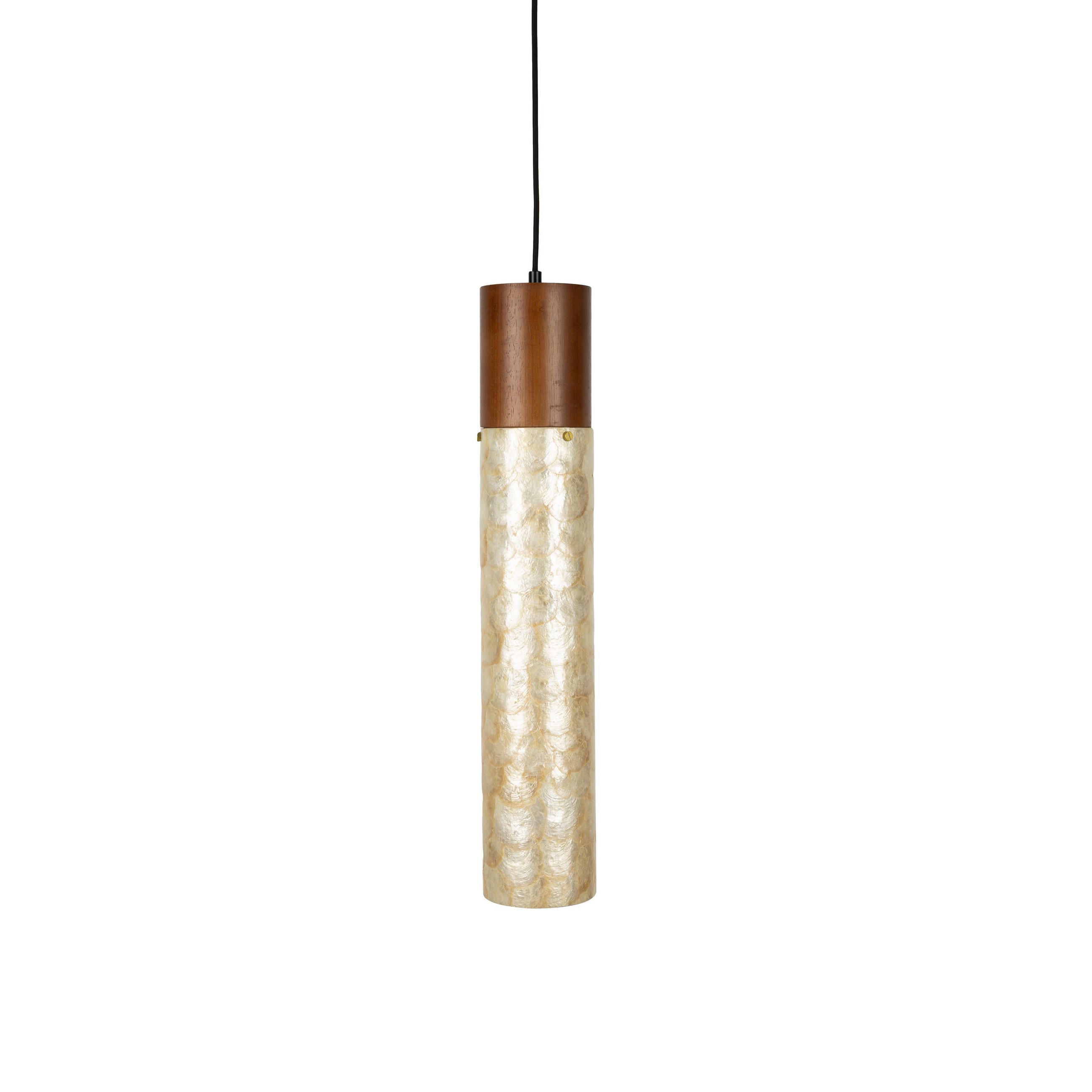 PENDELLEUCHTE Beam - Beige, Holz (65/12/65cm) - Dutchbone