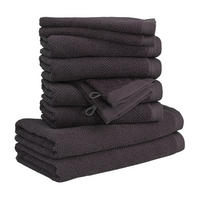 HANDTUCHSET BLISS 10-TLG - Graphitfarben, Textil (50/100cm) - MÖVE