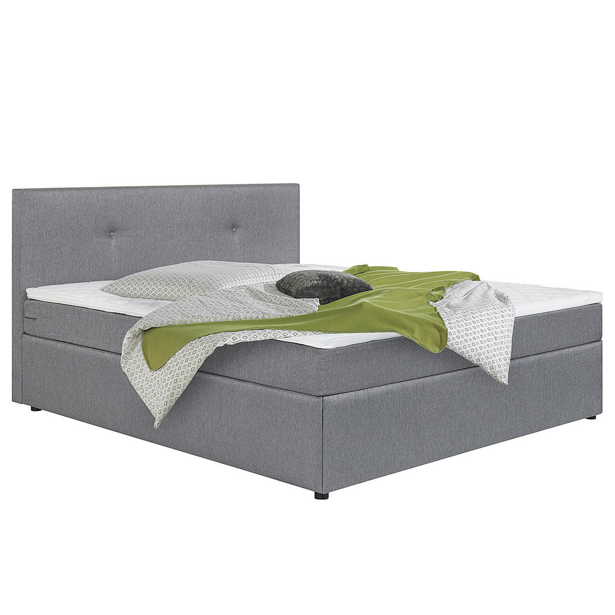 BOXBETT - Dunkelblau, Holzwerkstoff (140/200cm) - home24