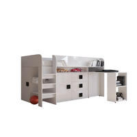 HOCHBETT 203,3/106,6/125 - Schwarz/Weiß, Holz (90/200cm) - MÖBEL KRYSPOL