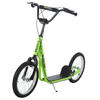 KINDERROLLER, Hellblau/Schwarz/Weiß/Grün, Stahl+ Aluminium - Grün, Metall (139/58/96cm) - HOMCOM