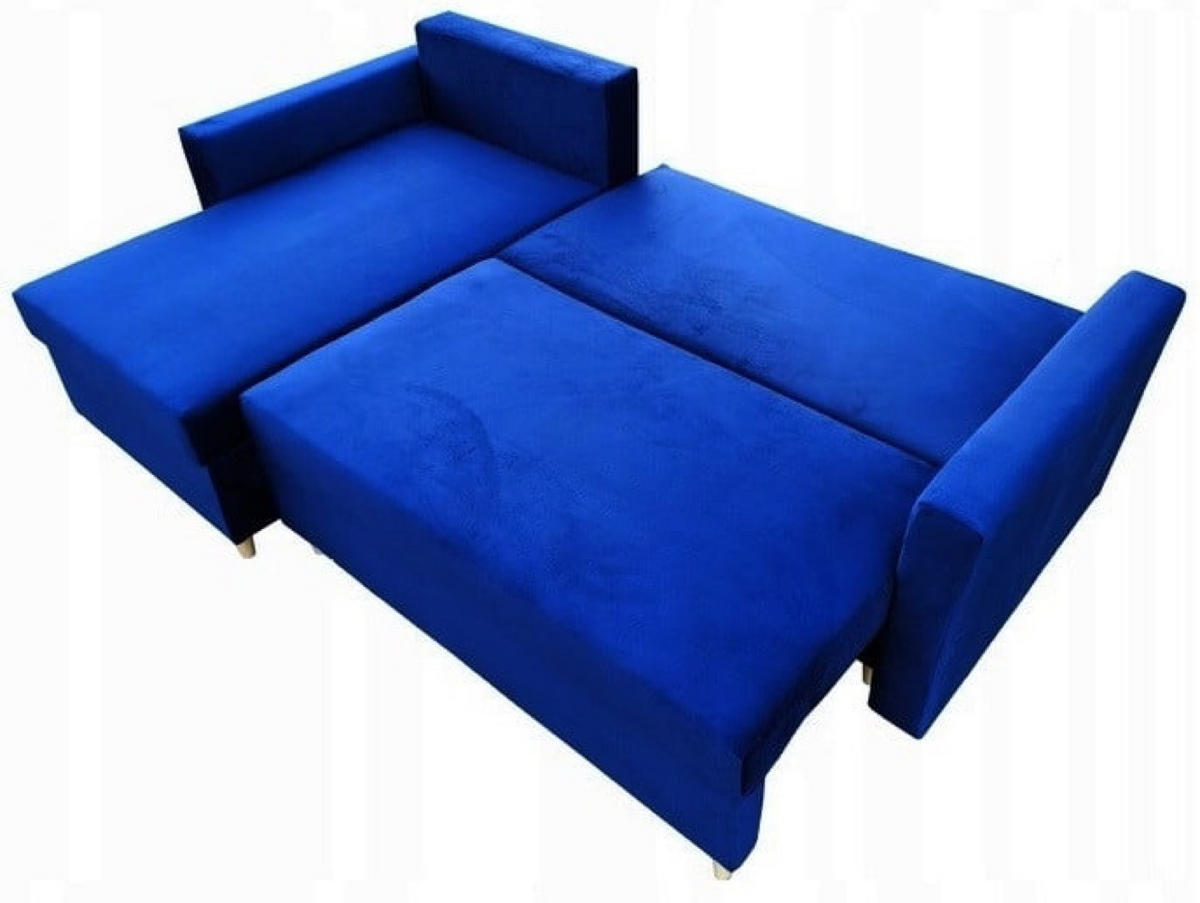 ECKSOFA Hellgrau MON Mit Schlaffunktion - Grau, Naturmaterialen/Textil (222/142cm) - Sepro Meble