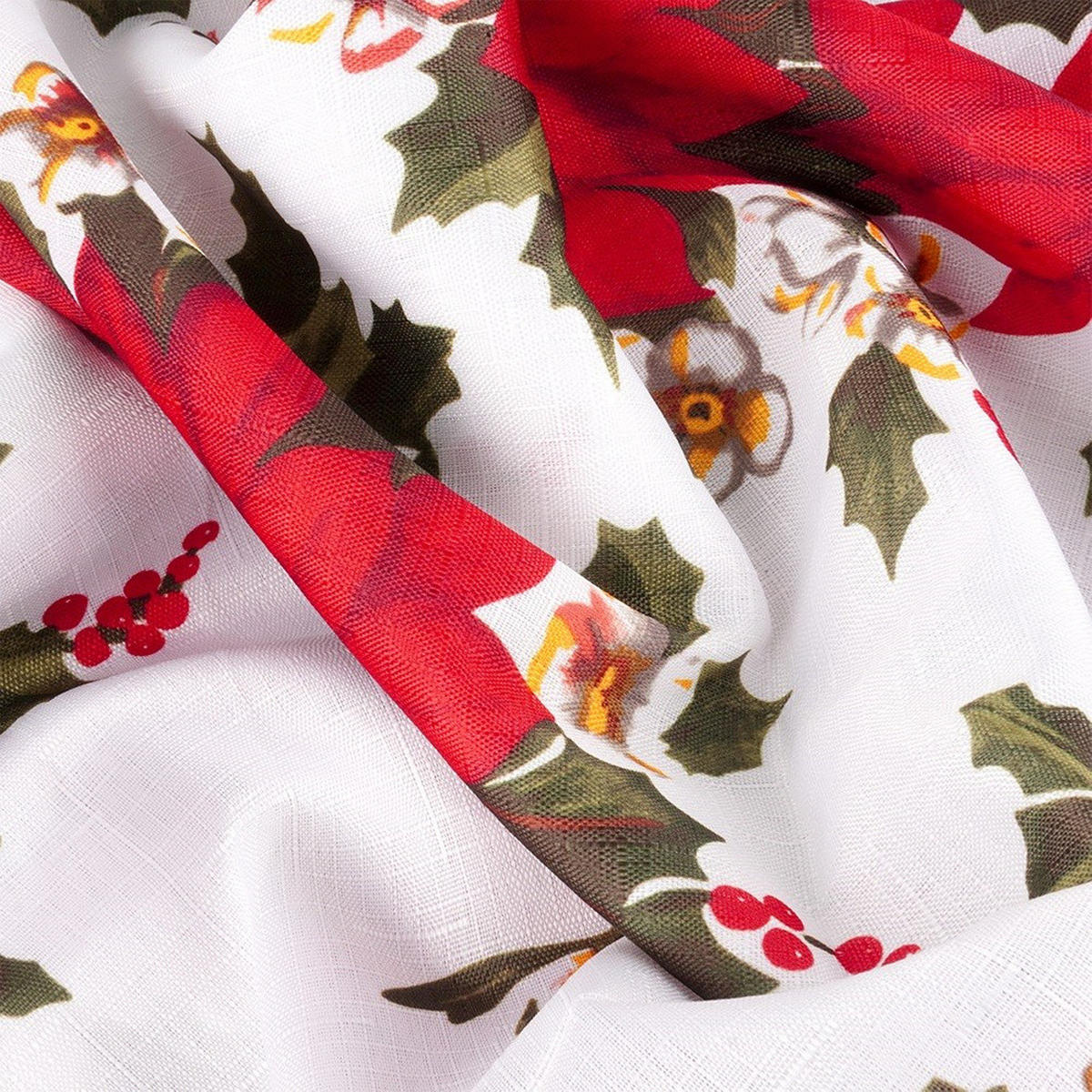 WEIHNACHTSTISCHDECKE Fleckenabweisend 180x130 cm - Weiß, Textil (180/130cm) - Excellent Houseware