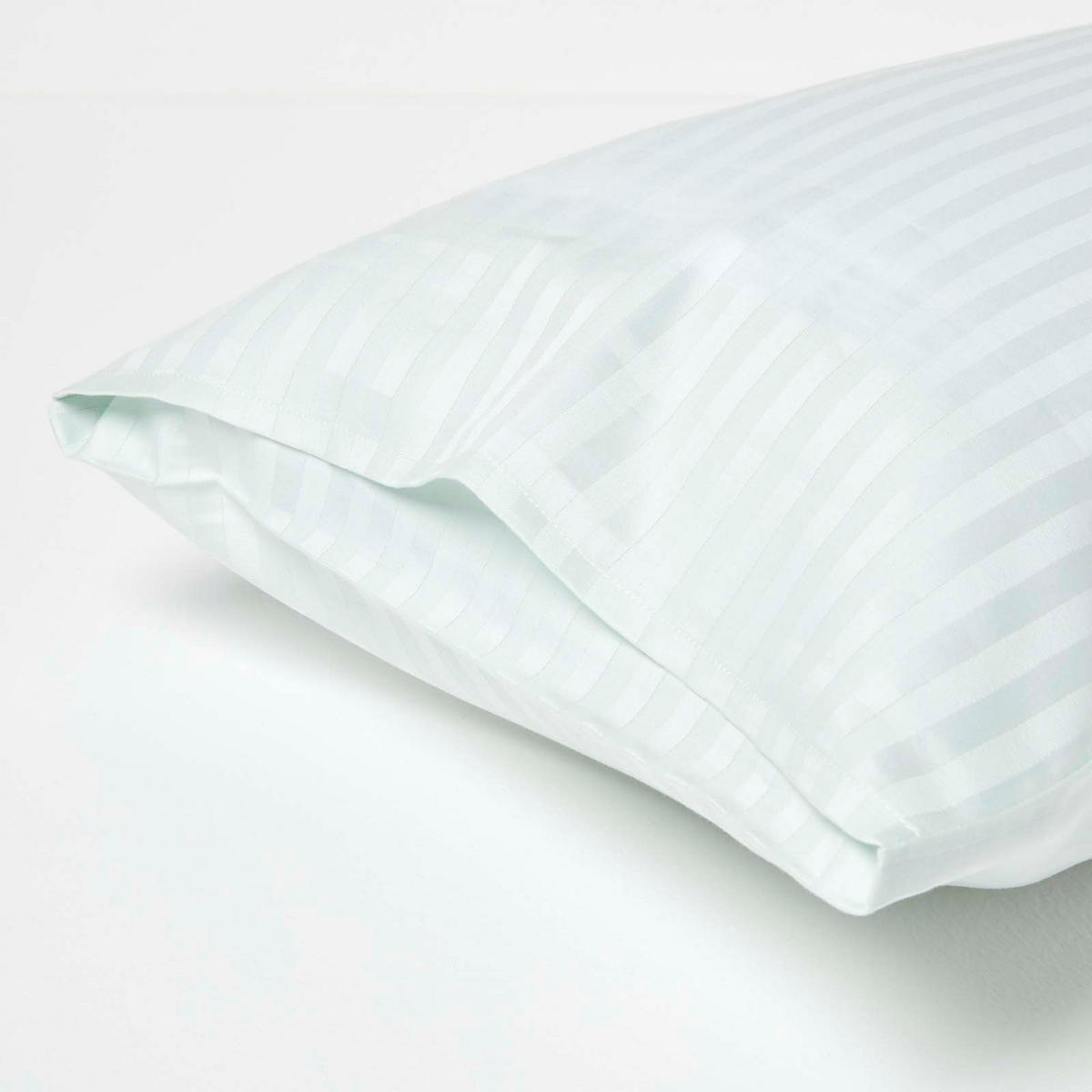 KINDER-KISSENBEZÜGE 2er-Set, Damast-Streifen - Blau, Textil (40/60cm) - Homescapes