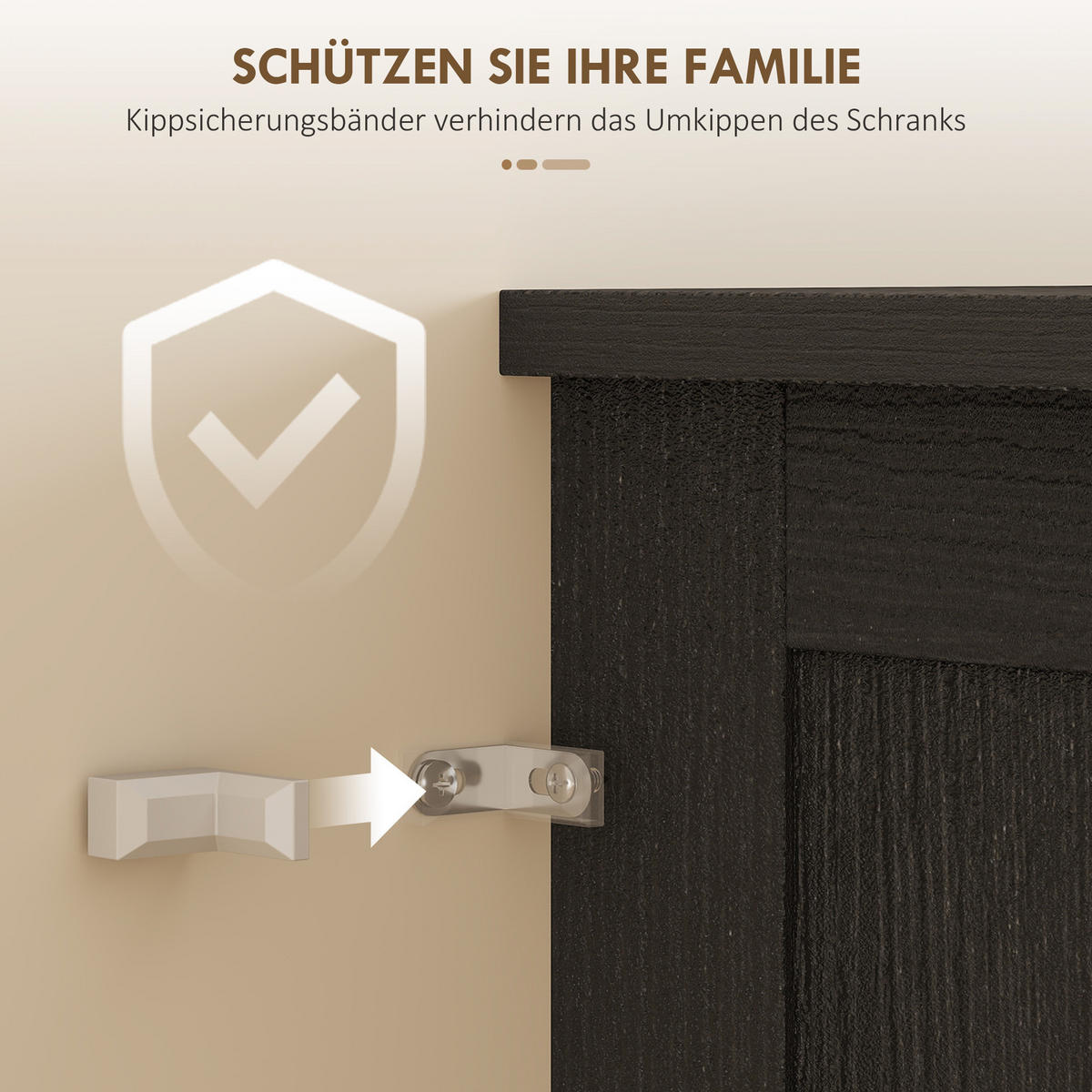 KÜCHENSCHRANK, Hochschrank mit Schublade, verstellbaren Einlegeböden, Schwarz - Schwarz, Holzwerkstoff/Metall (40/182.5/76cm) - HOMCOM