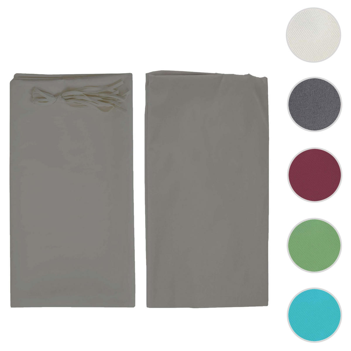 ERSATZDACH Pergola Baia 3x4m 272x596cm Taupe - Taupe, Textil (272/1/596cm) - BERLINLODGE