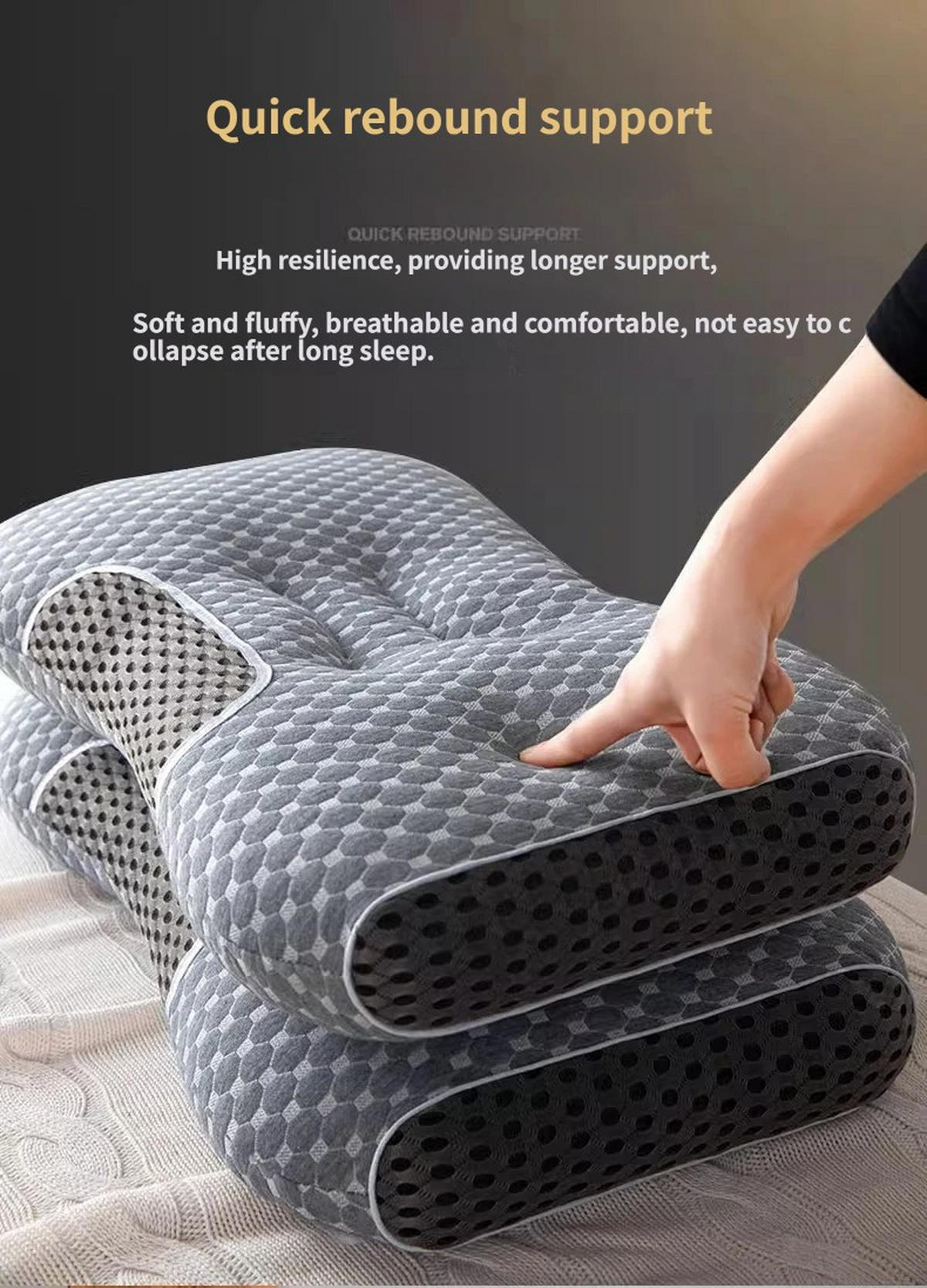 KISSEN-48*78-GRAU - Grau, Textil (45/70cm)