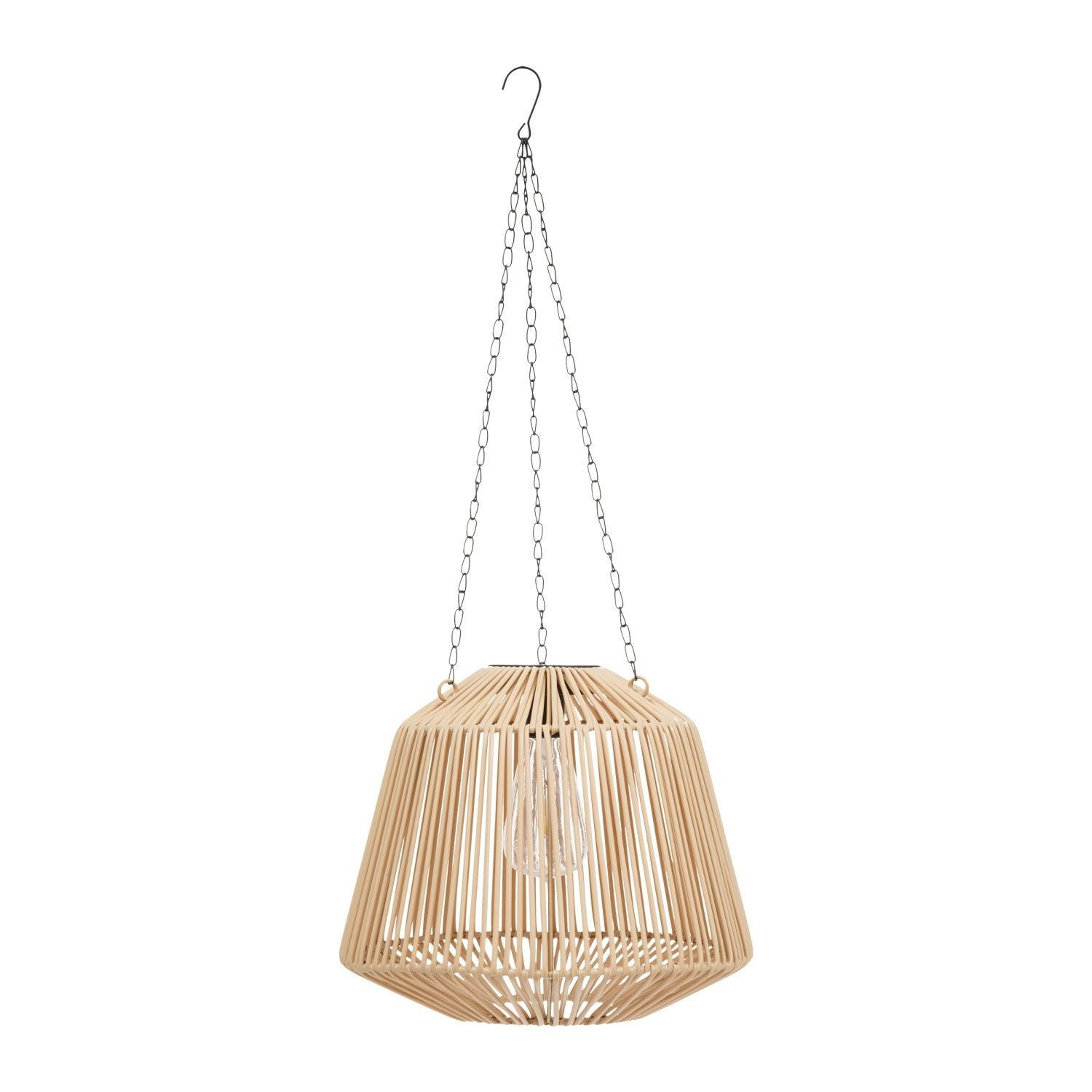 SOLAR-LATERNE Jily Ø 28 cm - Beige, Kunststoff (26/28/28cm) - Atmosphera Createur d´interieur
