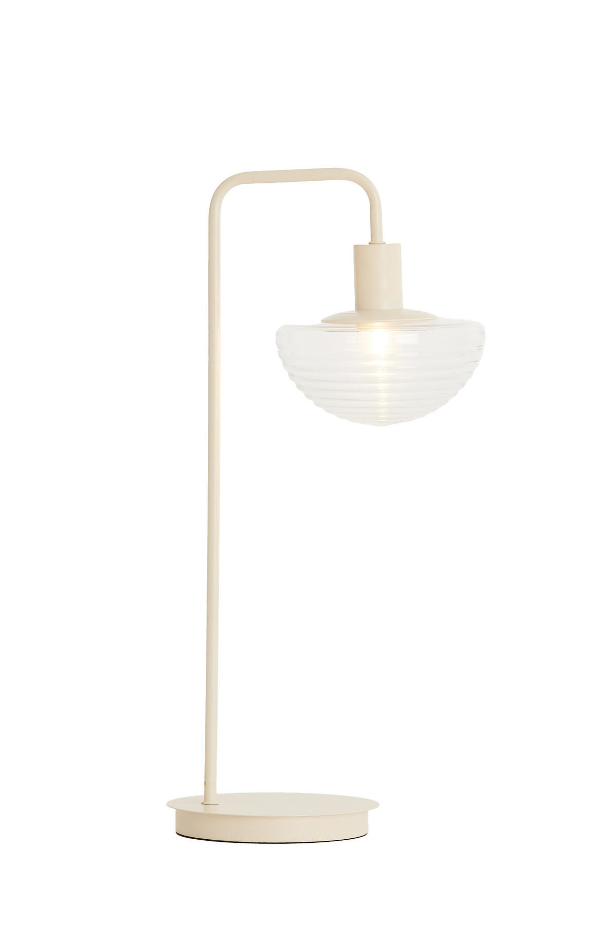TISCHLAMPE Baylie Weiß Ø30/61 cm - Weiß, Metall (30/20/61cm) - Light & Living