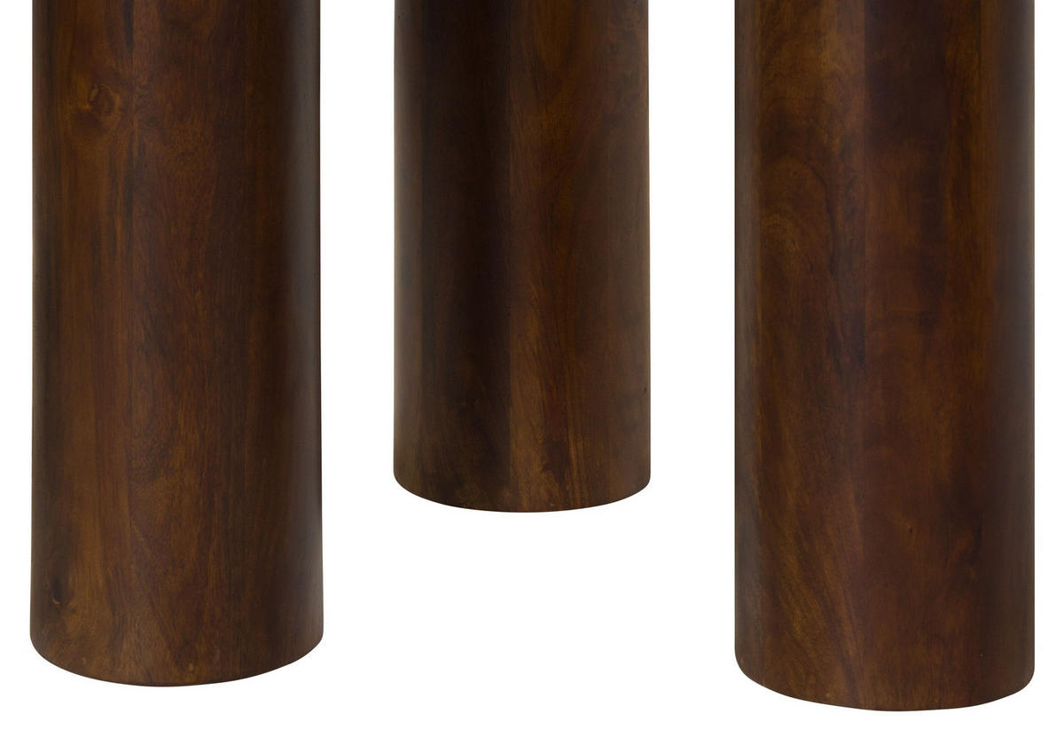 ESSTISCH Mango 200x100x77 dunkelbraun lackiert FLORENZ #211 - Dunkelbraun, Holz (100/200/77cm) - Massivmoebel24