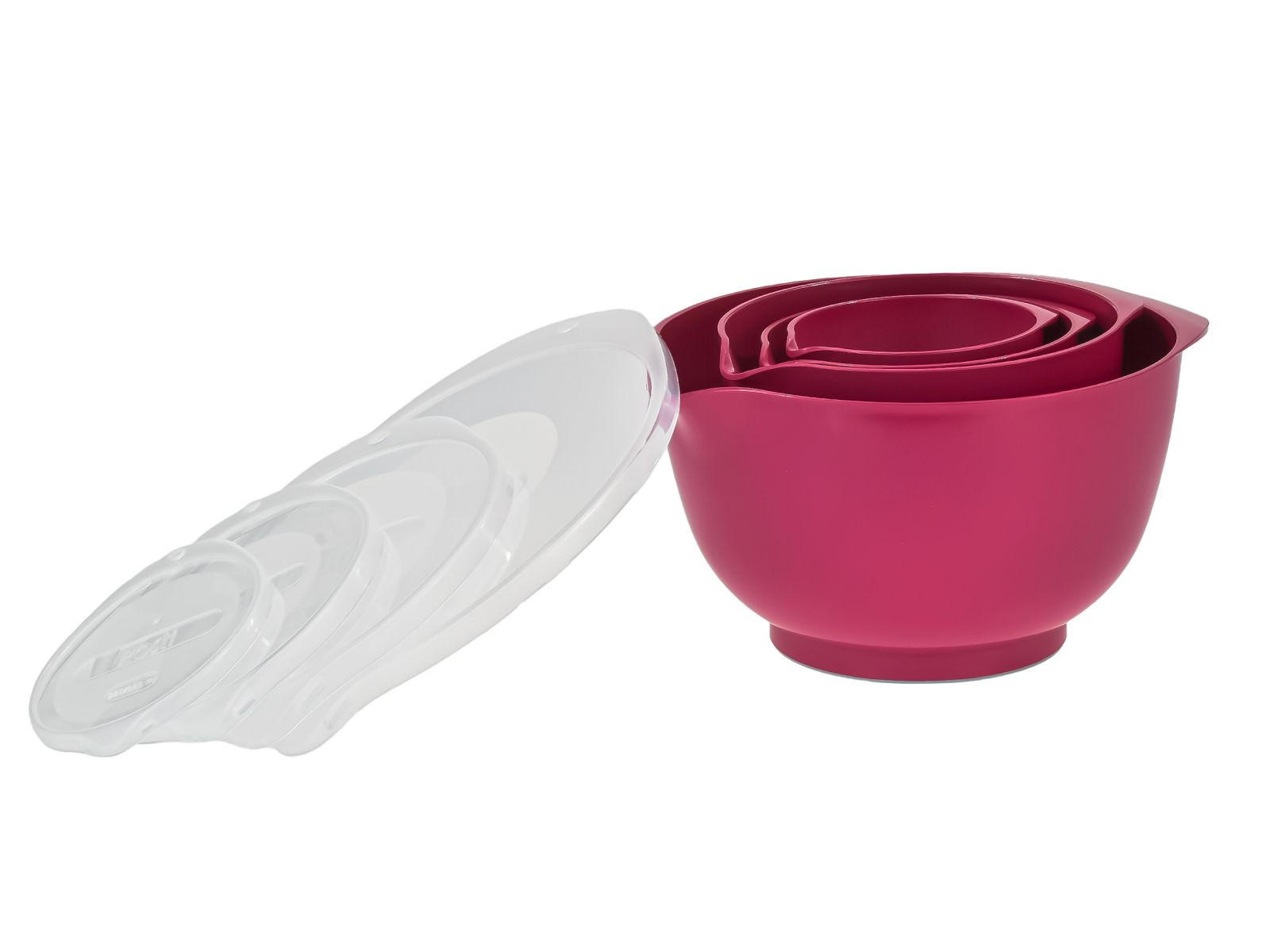 Thumbnail - Rosti Rührschüssel-Set, Pink, Kunststoff, 15 cm, Backen, Backhelfer, Rührschüsseln