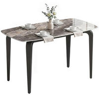 ESSTISCH Braun 1 Stück - Braun, Metall (130/70/75cm) - GiPP