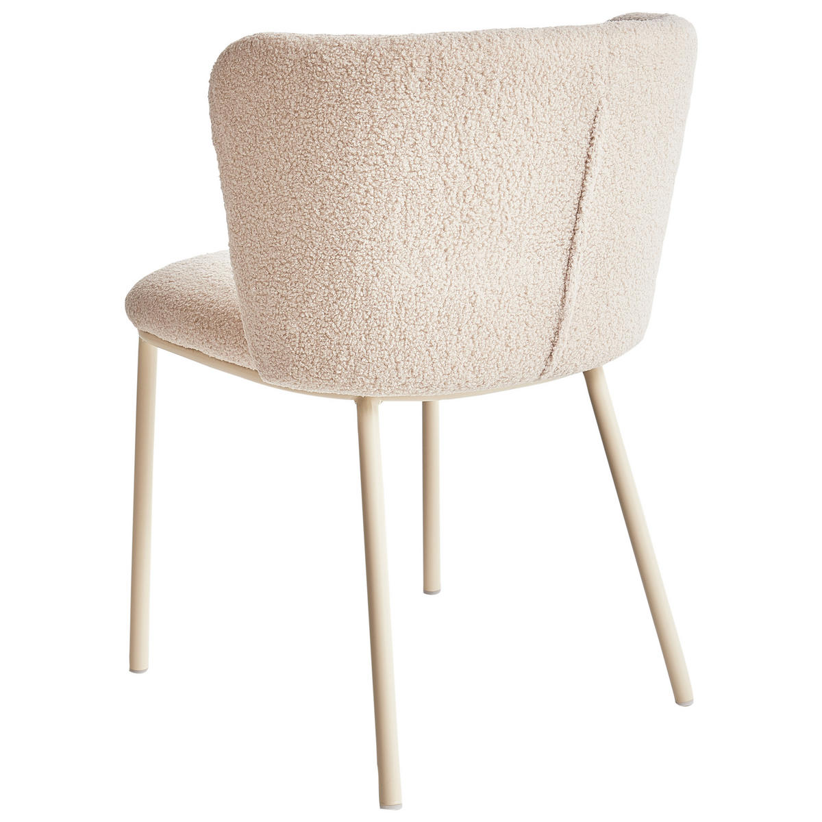 ESSZIMMERSTUHL Beige Mina II - Beige, Textil (45/75/52cm) - Beliani