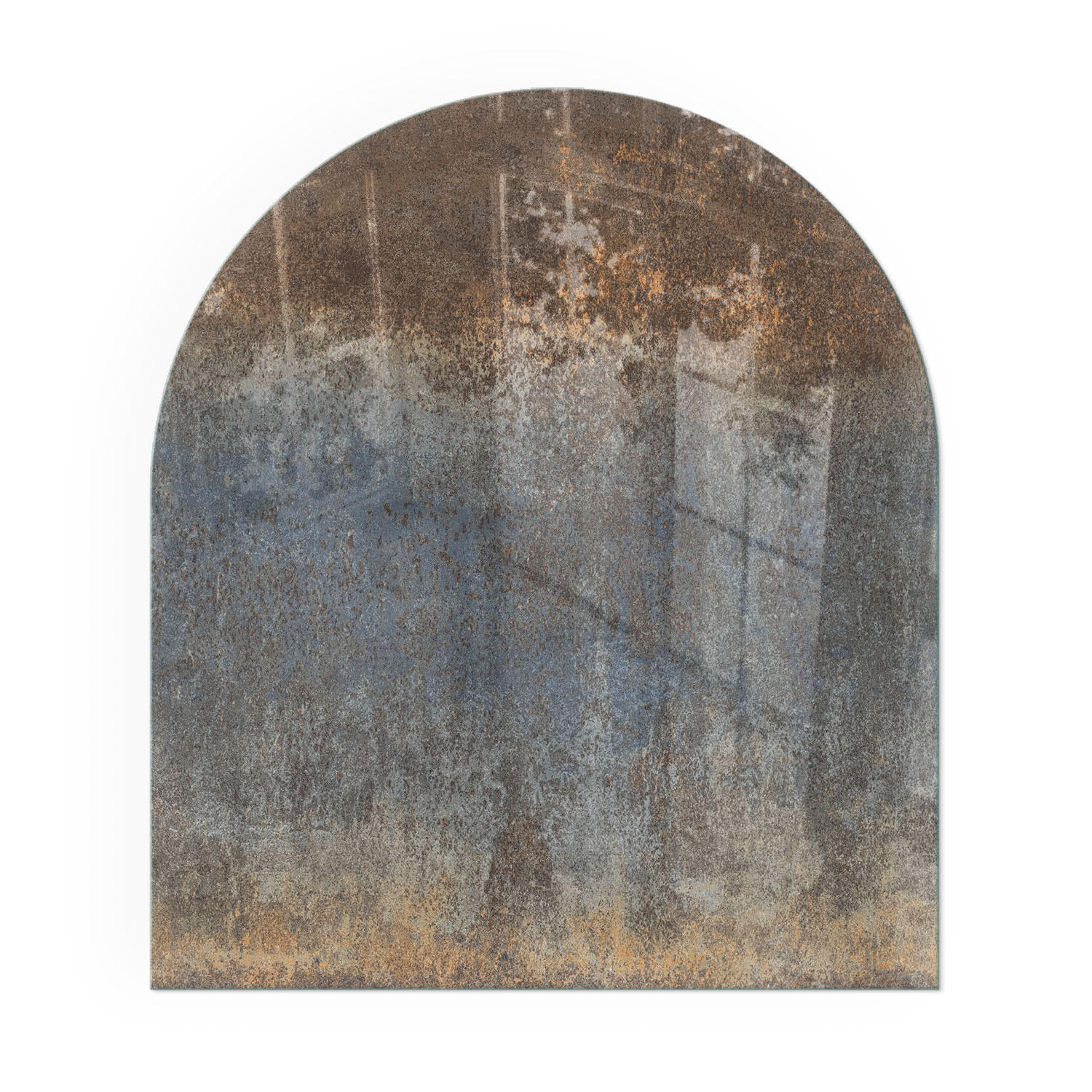 GLASPLATTE für Kamin 80x70 cm - Braun, Glas (80/70/0.4cm) - TULUP