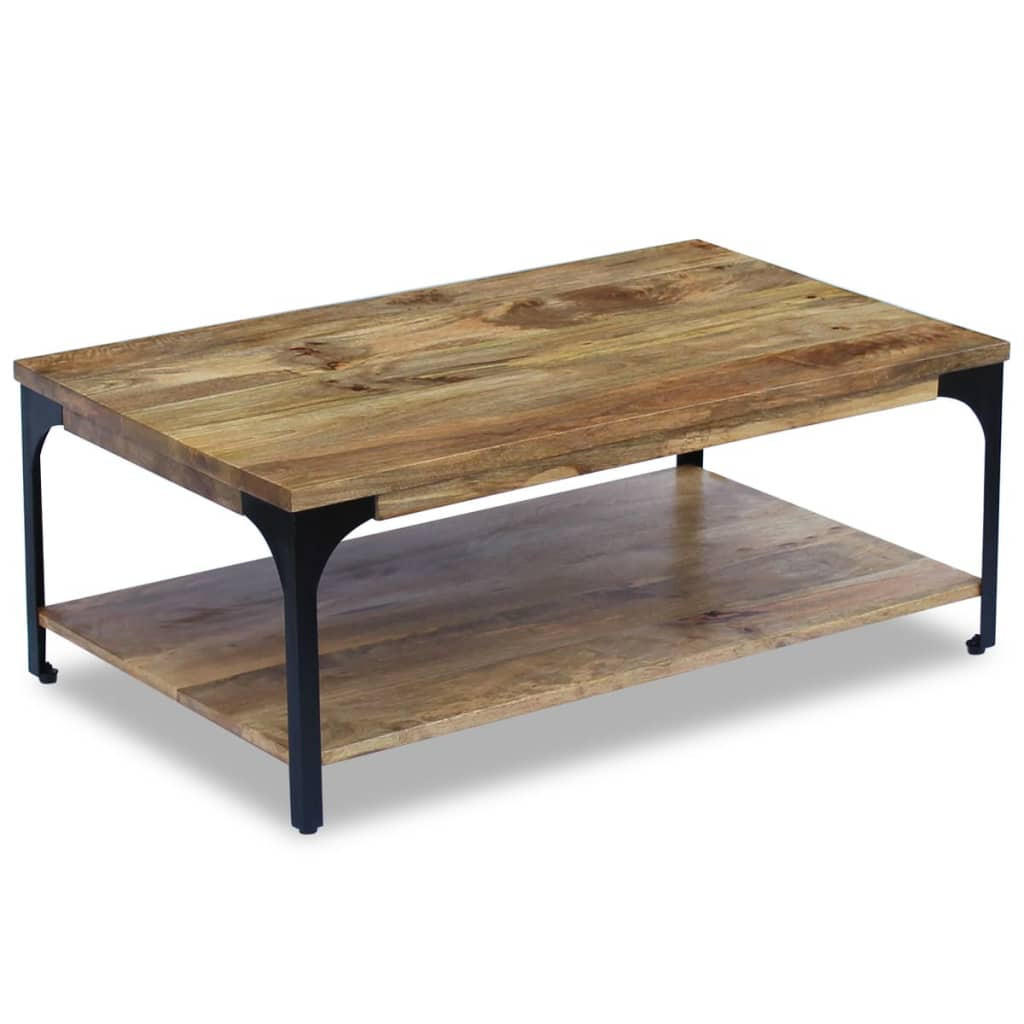 furnicato Couchtisch Braun 100x38x100 cm