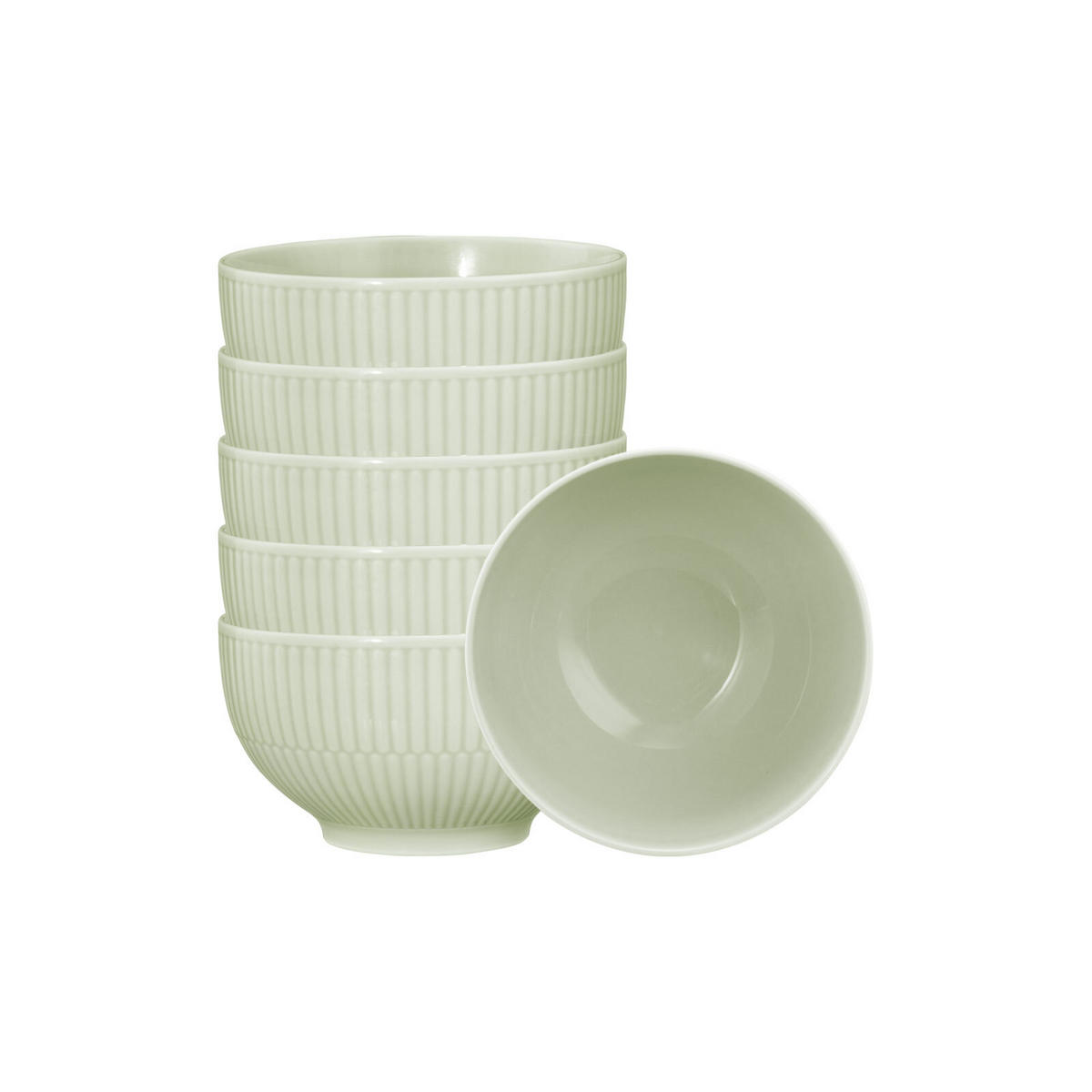 CAPPUCCINOSCHALEN Amina Seladon 400 ml 6er Set - Grün, Keramik (0.4L) - Seltmann Weiden