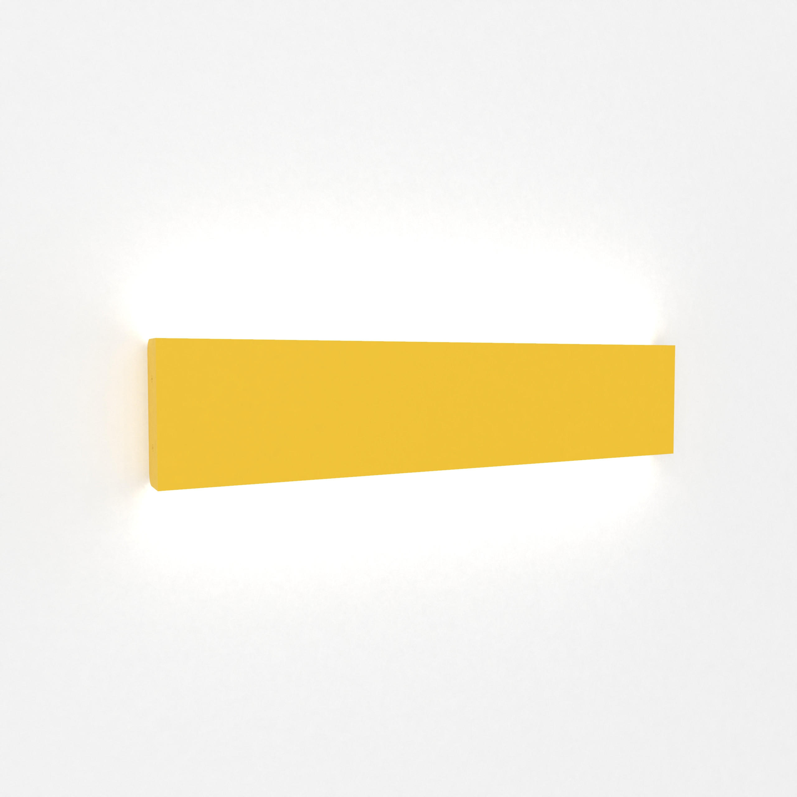 LED-WANDLEUCHTE Band L - Gelb, Metall (50.4/11/3.6cm) - Lumicom