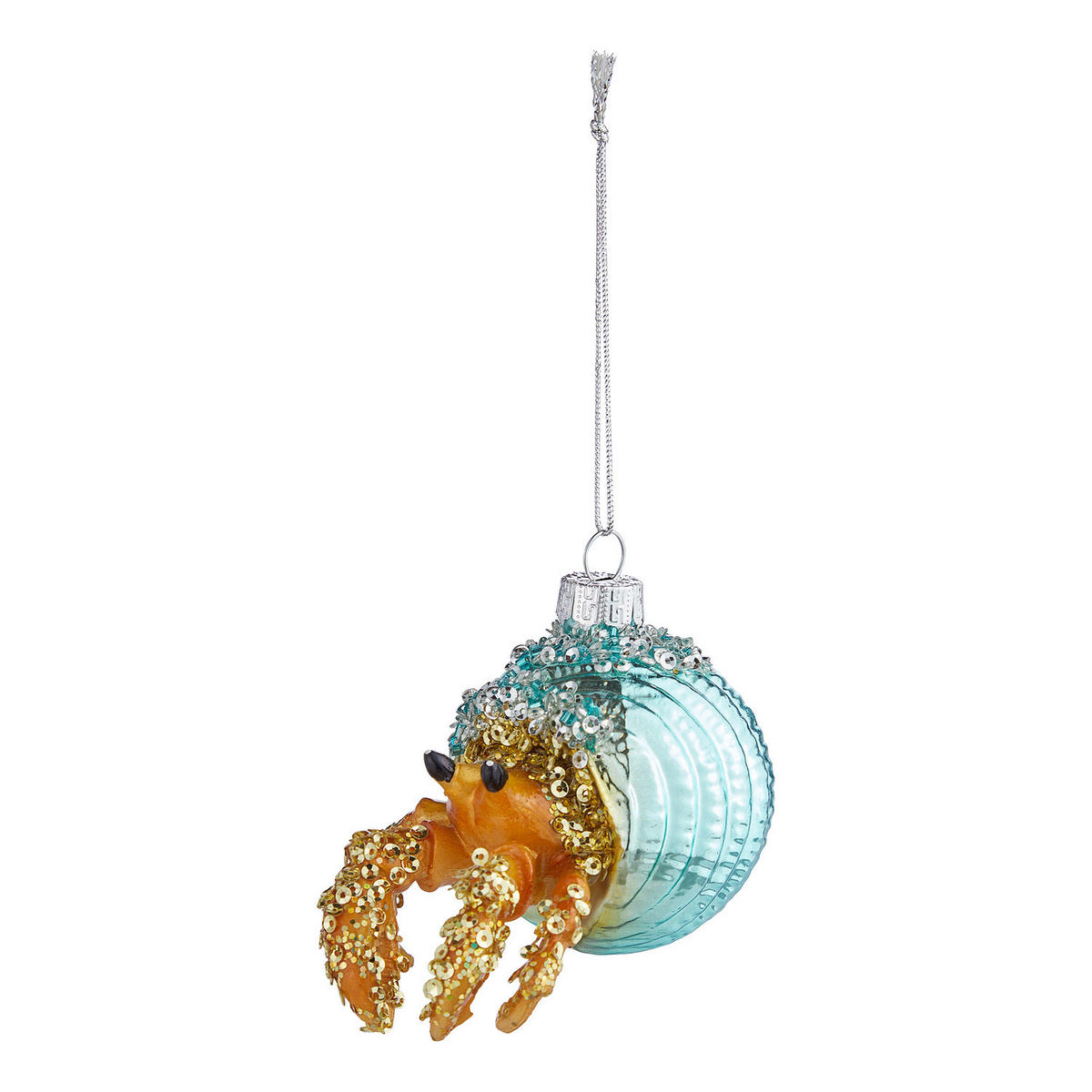 BAUMANHÄNGER Hang On Krabbe - Hellblau, Glas (10/7/10cm) - Butlers