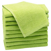 GÄSTETÜCHER, 10er-Set, 30x50 cm, 100% Baumwolle, Grün - Limette, Textil (30/50cm) - Zollner