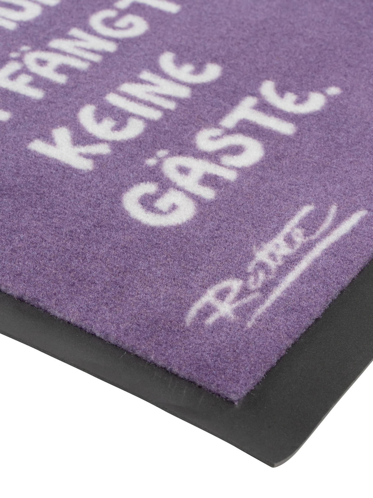FUSSMATTE Ralph Ruthe Batbaum empfängt keine Gäste Lila 39 x 58 cm - Lila, Kunststoff (39/58cm) - United Labels