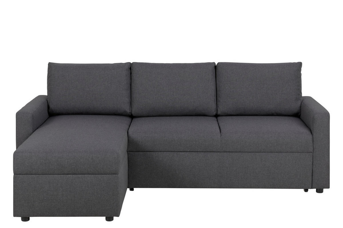 SCHLAFSOFA grau - Dunkelgrau, Holzwerkstoff (218/155cm) - ebuy24