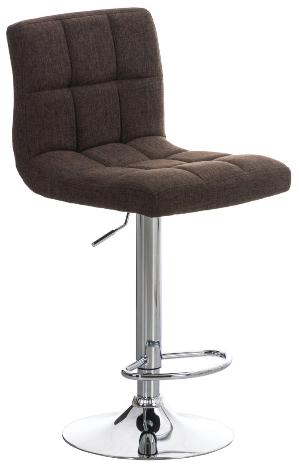 Thumbnail - CLP Barhocker, Braun, Textil, 46x94x47 cm, Esszimmer, Barmöbel, Barhocker