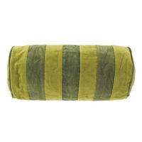 DEKOKISSEN Mika Mehrfarbig 20/45/20 cm - Olivgrün, Textil (45/20cm) - Unique Living