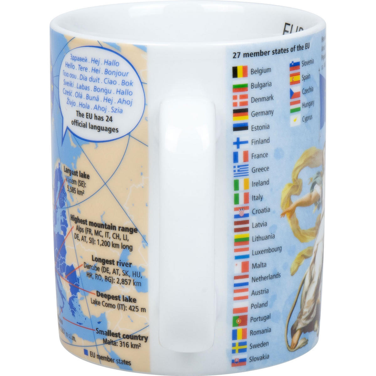 WISSENSBECHER Europa - Naturfarben, Keramik (0.46L) - Könitz